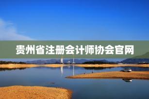 贵州省注册会计师协会官网 -第1张-会计信息-希子网