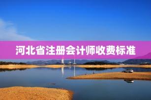 河北省注册会计师收费标准 -第1张-会计信息-希子网